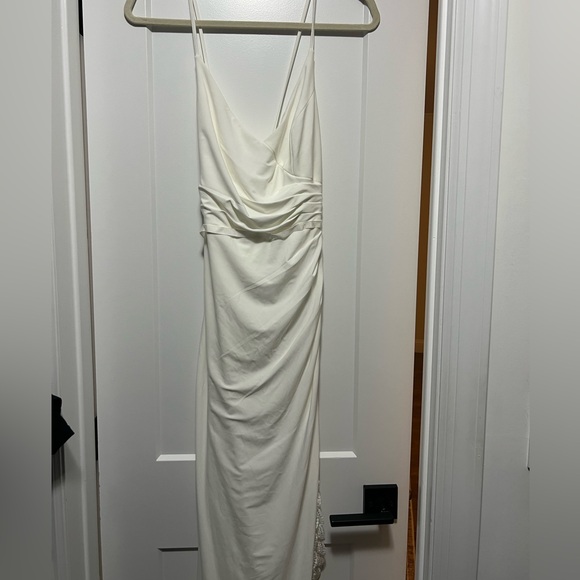 DB Studio Jersey Faux Wrap Dress - Picture 1 of 4